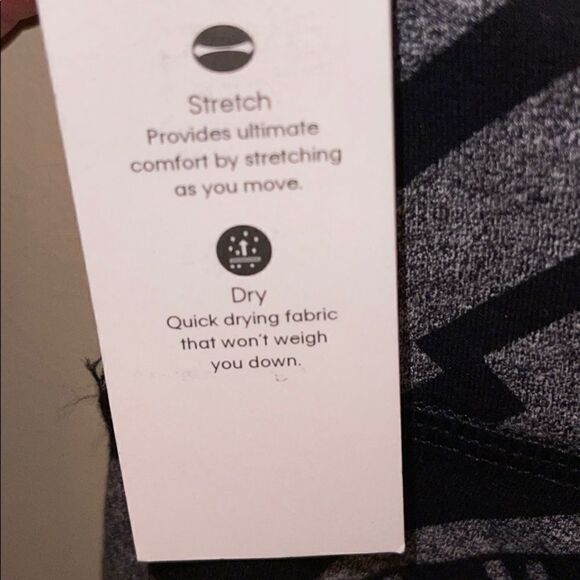 NWT Calvin Klein performance leggings black grey - Picture 5 of 8